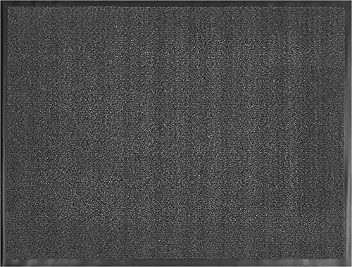 andiamo Doormat Dirt Trapping Door Mat for Indoor and Covered Outdoor Areas with Non-Slip Backing 90 x 120 cm Grey