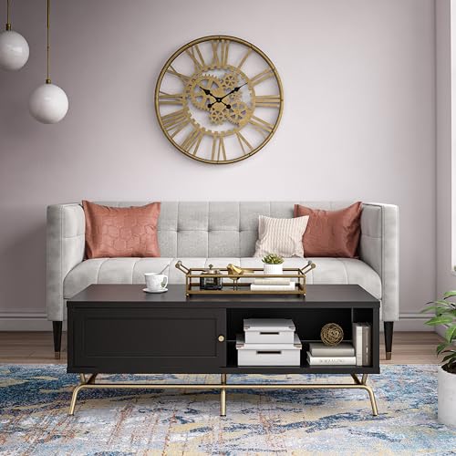 Dorel Home Nova Coffee Table Black, 46 x122 x 55cm (H x W x D)