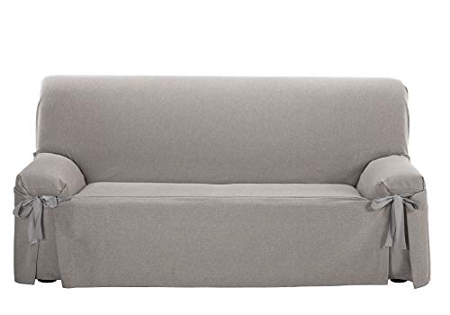 Martina Home Riga Sofa Cover Ties 2 Seats grey