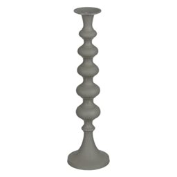 Candle holder 13 x 13 x 47 cm Aluminium Green