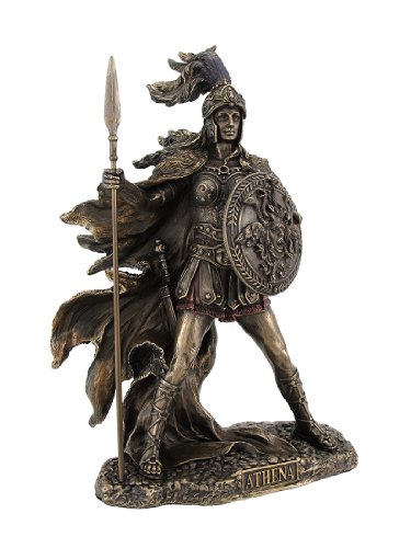 Veronese Design Things2Die4 Bronzed Athena Goddess of Wisdom and War Statue