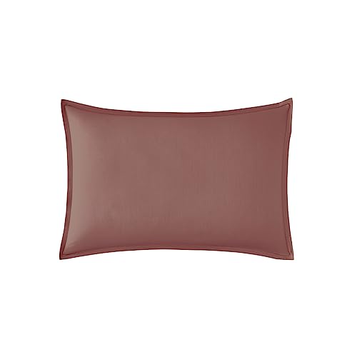 Essix Pillowcase in Cotton Percale Premiere Rosewood 50 x 70 cm