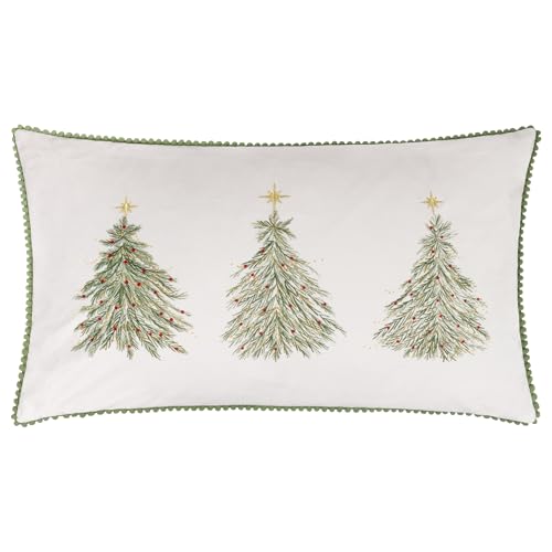 furn. Wylder Twinkling Tree Trio Cushion Cover (Green - 30x50cm)