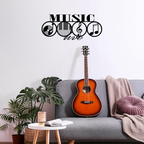 Stylish Black Decorative Metal Wall Accessory, 70 x 29 cm, 100% Metal (1.5 mm Thick), Easy Wall Mounting, Perfect for Modern Home Decor