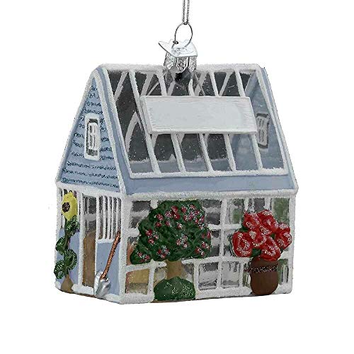 Greenhouse Christmas Holiday Ornament Glass Noble Gems