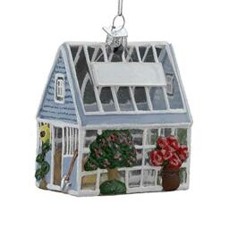 Greenhouse Christmas Holiday Ornament Glass Noble Gems