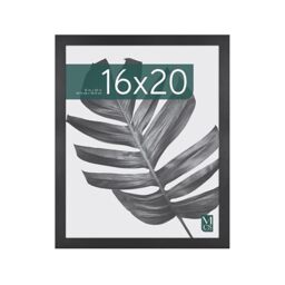 MCS Studio Gallery 41x51 cm (16x20 in) Poster Frame Black Woodgrain, Vertical & Horizontal Wall Hanging Large Picture Frame for Photos, Posters & Art Prints (1-Pack)