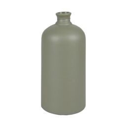 Natural Living Vase Sarah 7L Olive Recycled Glass D19XH42CM