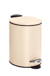 Silence Cosmetic Bin Sand Beige Material: Metal Size: Bucket 3 Litres