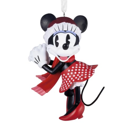 Hallmark Minnie Mouse Hanging Resin Cute Christmas Ornament