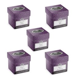 Mystix London - Fragrant Favourites Candle Collection Gift Set - 5 Luxury Hand Poured Candles - 100% Natural SOYA Wax - Premium Fragrance Oils - Chocolate & Orange - Jasmine & Sandalwood