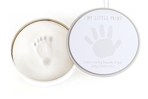 Reece Studio Baby Everyday Clay Tin Kit, Newborn Handprint Or Footprint Makers, Baby Girl or Baby Boy Gender Neutral Baby Handprint Impression Keepsake