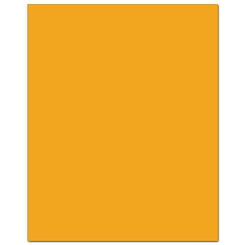 10 x A3 240gsm Colored Card Stock Pack of 10 Sheets (Golden Yellow)