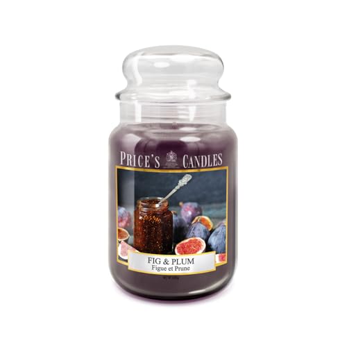 Price's Candles Fig & Plum Large Jar Candle