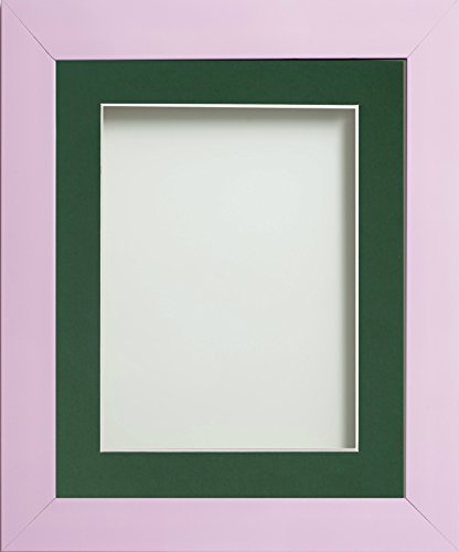 Frame Company Candy Range Peony Picture Photo Frames with Bottle Green Mount, 20x16 for A3 *Choice of Sizes and Colours* Fitted with Real Glass