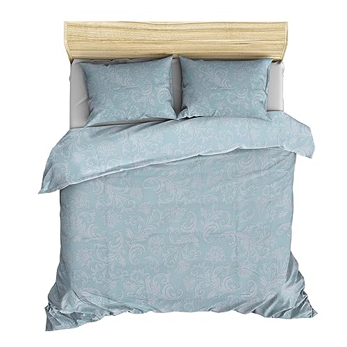 WELL HOME MOBILIARIO & DECORACIÓN Duvet Cover Set + 2 Pillowcases 240 x 220 Mint White