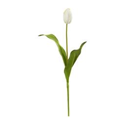 Nearly Natural Silk Flowers, Metal, White
