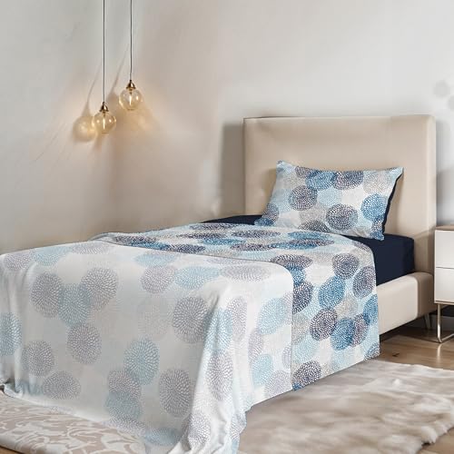 Fantasy Bed Linen Set, Soffioni Blu, 1P