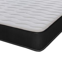 eXtreme comfort ltd Cooltouch Colours Black Double Mattress - 135x190cm, 18cm deep. Memory Foam and Coil Spring Hybrid, Plush Comfort, UK Made Mattress in a Box