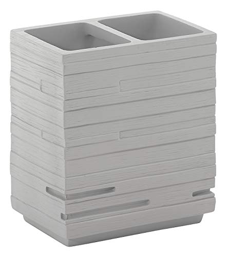 Gedy Quadrotto Toothbrush holder Grey