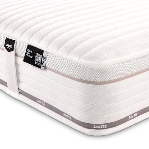 JAY-BE Truecore Hybrid 2200 Small Double Mattress, 4ft, 23cm Thick, e-Pocket Sprung, Medium Firm Mattress, Sustainably Made in the UK (190 x 120 x 23cm)