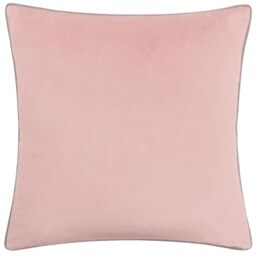 furn. Meridian Velvet Cushion Cover (Blush/Grey - 45 x 45cm)