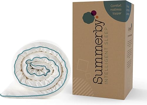 Summerby Sleep 5cm Memory Foam Mattress Topper, Small Double, Anti-Slip