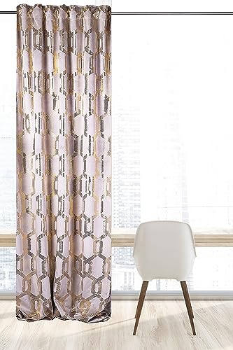 Royal Chic Gold Velvet Curtain 140 x 270 cm on Ribbon