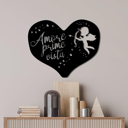 Stylish Black Decorative Metal Wall Accessory, 56 x 45 cm, 100% Metal, 1.5 mm Thickness, Perfect for Modern Home Decor & Art Display
