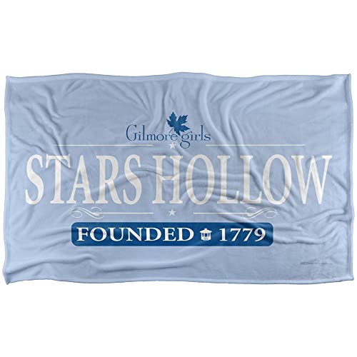 LOGOVISION Gilmore Girls Stars Hollow Logo Silky Touch Super Soft Throw Blanket 91 x 147 Cm