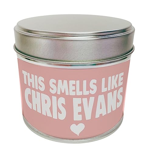 Chris Evans Candle - Smells Like Chris Evans - Funny Celebrity Scented Tin Candle