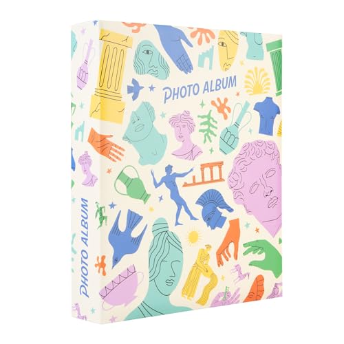 Grupo Erik Large Photo Album - Art Lover - Slip In Photo Albums 200 Pockets, 13x20 cm, Memory Book - Family Gifts Under 10 Pounds, Gifts For Women & For Men