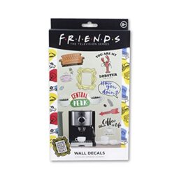 FRIENDS TV Show Wall Decals - Officially Licensed Removable and Waterproof, Contains Over 20 Decals - Paladone