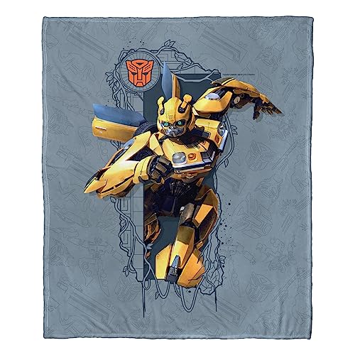 "Northwest Transformers Silk Touch Throw Blanket, 50"" x 60"", Bumblebee"