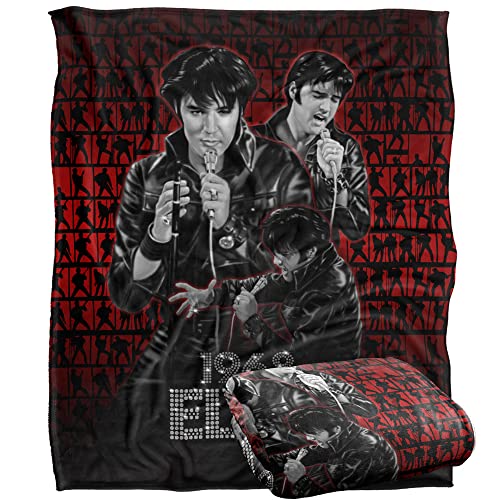 popfunk Elvis Presely Comback Performance Silky Touch Super Soft Throw Blanket 152 X 127 Cm