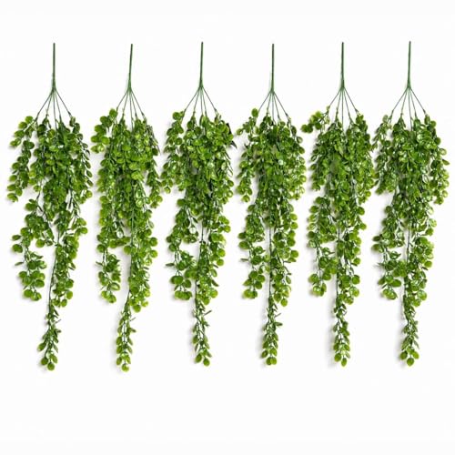 Multipack Leaf Design Artificial Hanging Plants