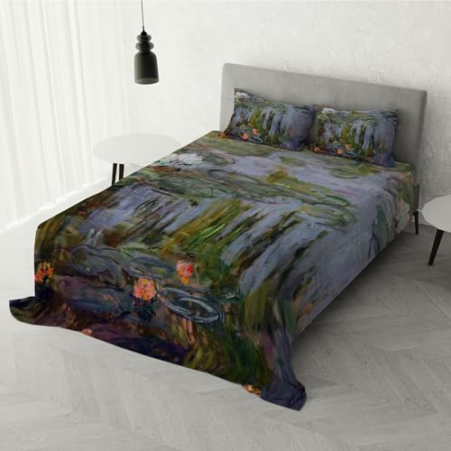 Italian Bed Linen Digital Print 100% Cotton Duvet Cover Set SD-05 Double