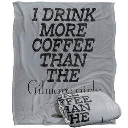 "LOGOVISION Gilmore Girls More Coffee Silky Touch Super Soft Throw Blanket 50""x60"""