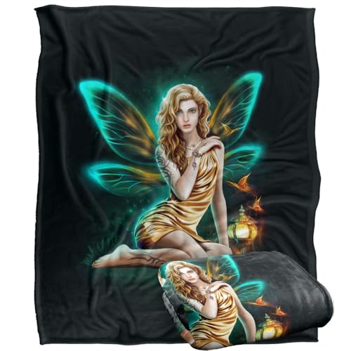 Jq Licensing - En Pixy Girl Fairy Silky Touch Super Soft Throw Blanket 152 X 127 Cm