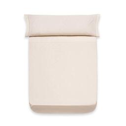 Sancarlos Santorini Top Sheet, 100% Cotton Percale, Cream, 150 cm Bed