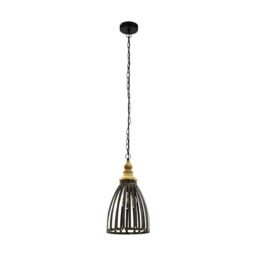 Eglo Pendant Light Oldcastle, 1-Light Hanging Lamp Industrial, Vintage