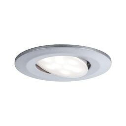 Paulmann 99932 Calla LED recessed luminaire Round incl. 1x6.5W IP65 dimmable recessed Spotlight Chrome matt Cabinet Light Plastic recessed lamp 4000K