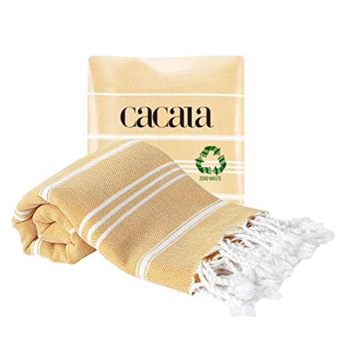 Cacala Hand Face Turkish Towel Pestemal 60x90 cm Peshtemal Fouta Kitchen Baby Care Camel