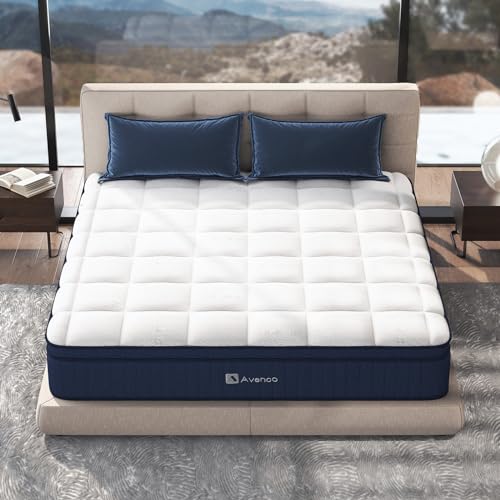 Avenco Bed Mattress Conventional, Latex Foam, Small Double
