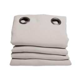 Moondream HM6902047 Noise insulation/Blackout/Thermal Cotton Curtain, Pebble, 140cm x 260 cm