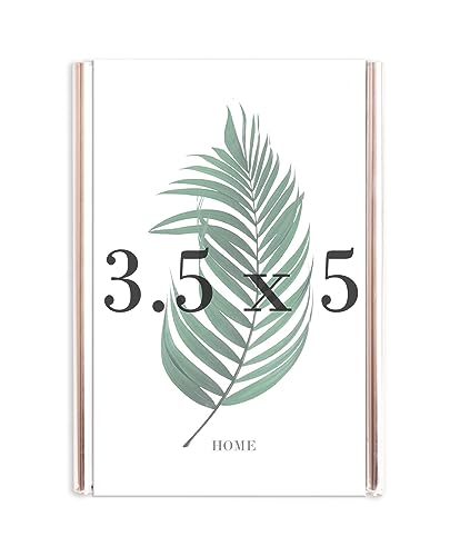 Inov8 Framing Tarnish Resistant Silver Plated Picture Frame - Silver Slide Design for 3.5x5 Inch (9x12cm) Photo