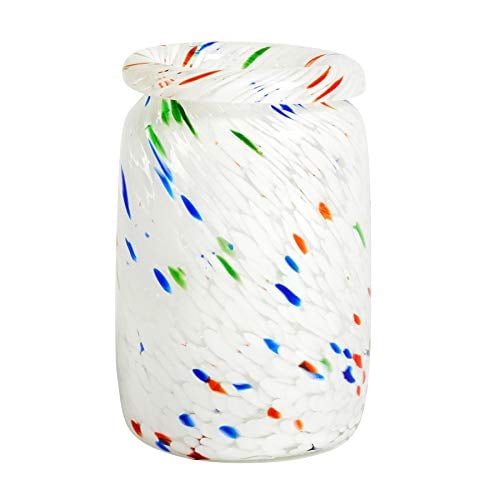 Hay Glass Vase Diameter 14.3 x Height 22.2 cm Multi-Coloured