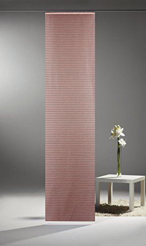 Startex Panel Curtain Window Treatments, Polyester, Wine Red, 260 x 60 cm