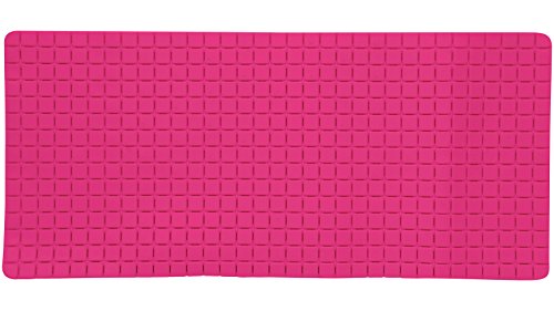 "Bath mat ""Quadro Premium"" 36x76cm magenta"