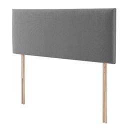 Silentnight Paris Upholstered Headboard, Slate Grey Fabric, Small Double